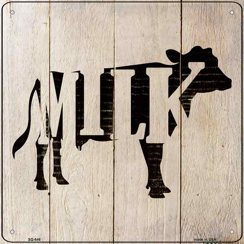 Cows Make Milk Wholesale Novelty Metal Square SIGN