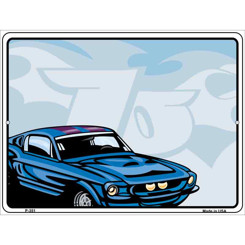 Classic Car Mustang Wholesale Metal Novelty Parking SIGN P-351