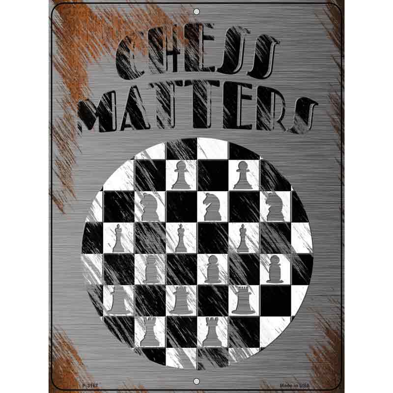 Chess Matters Wholesale Novelty Metal Parking SIGN