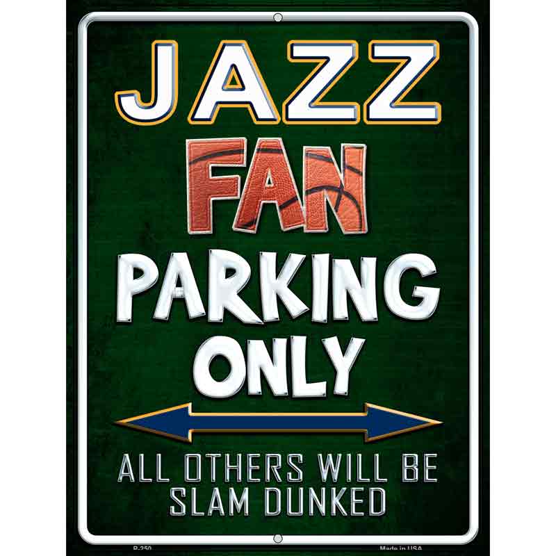 Jazz Wholesale Metal Novelty Parking Sign