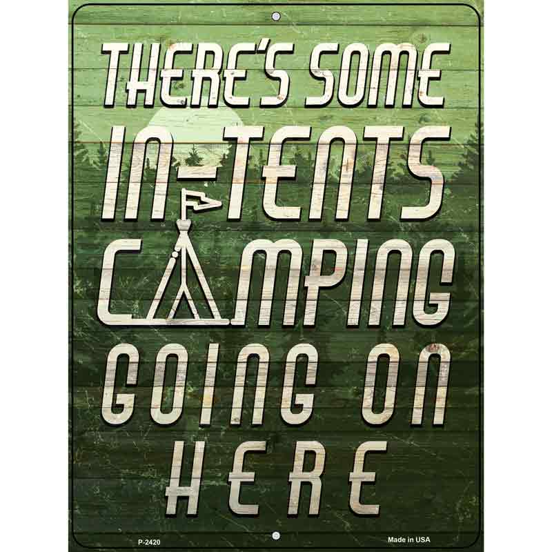 In TENTS Camping Wholesale Novelty Metal Parking Sign