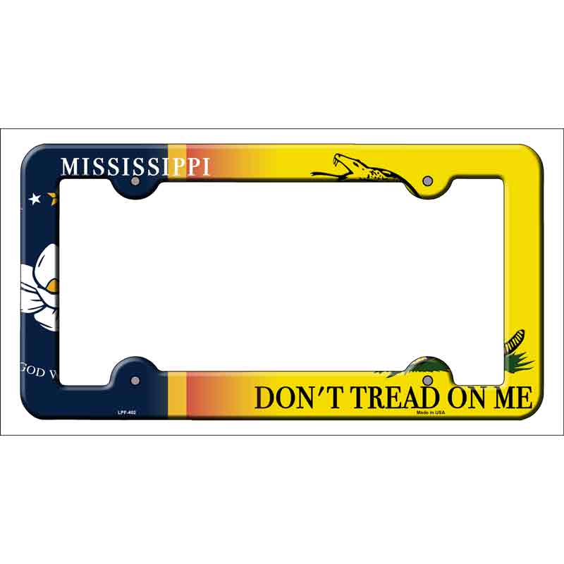 Mississippi|Dont Tread Wholesale Novelty Metal License Plate FRAME
