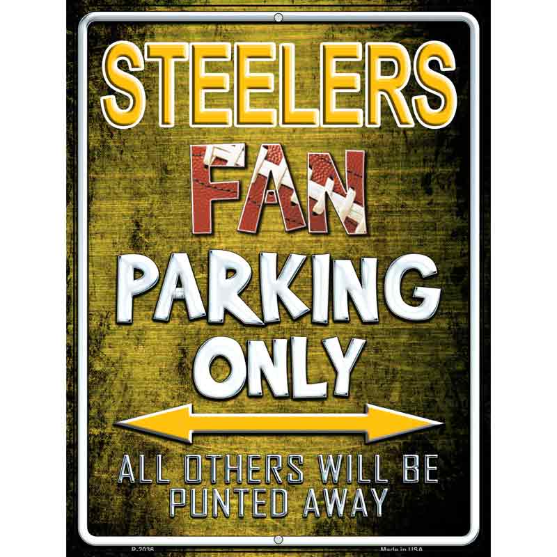 STEELERS Wholesale Metal Novelty Parking Sign