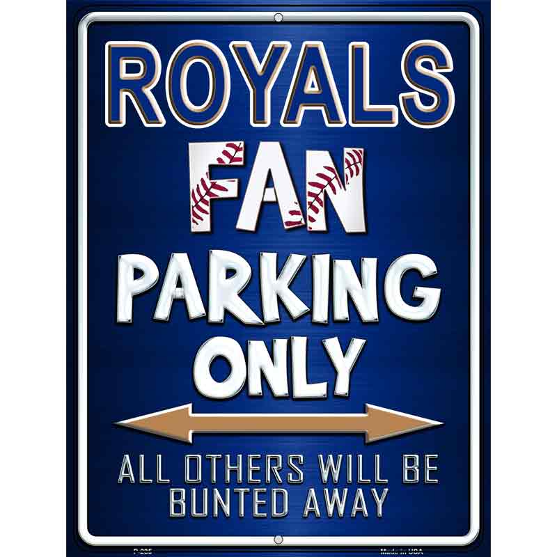 Royals Wholesale Metal Novelty Parking Sign