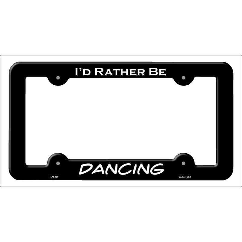 Dancing Wholesale Novelty Metal License Plate FRAME