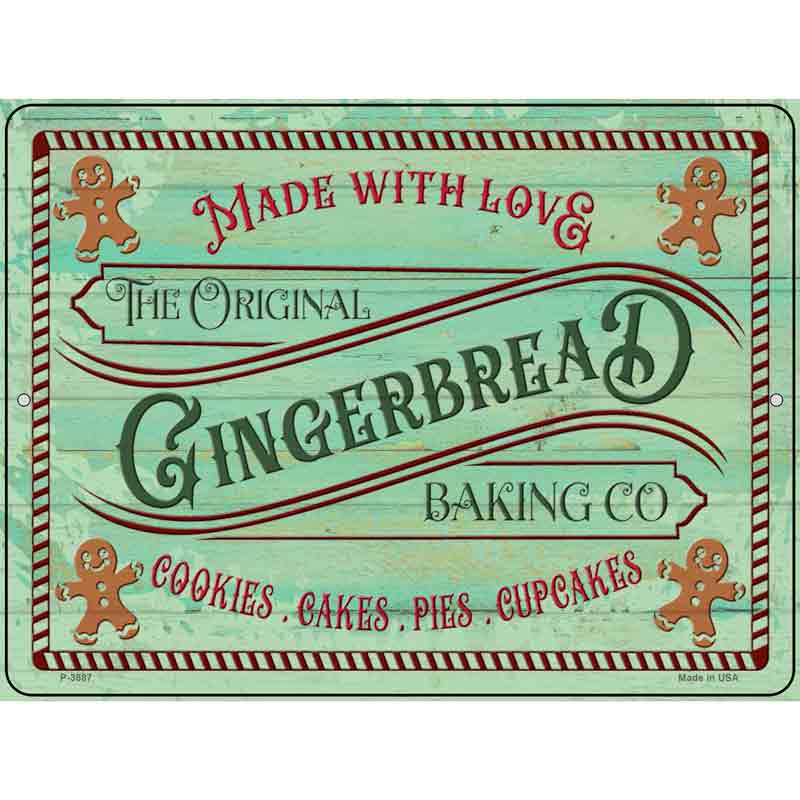 The Original Gingerbread Baking Co Wholesale Novelty Metal Parking Sign