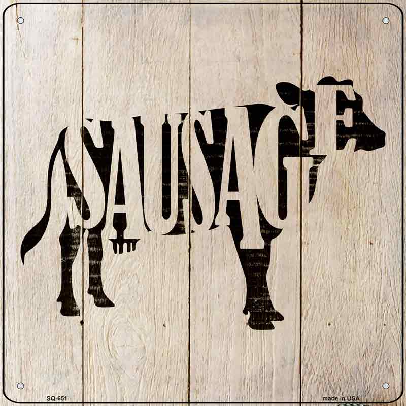 Cows Make Sausage Wholesale Novelty Metal Square SIGN