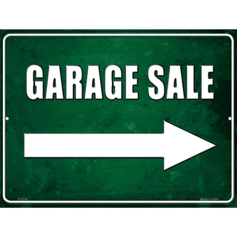 Garage Sale Right Wholesale Novelty Metal Parking SIGN