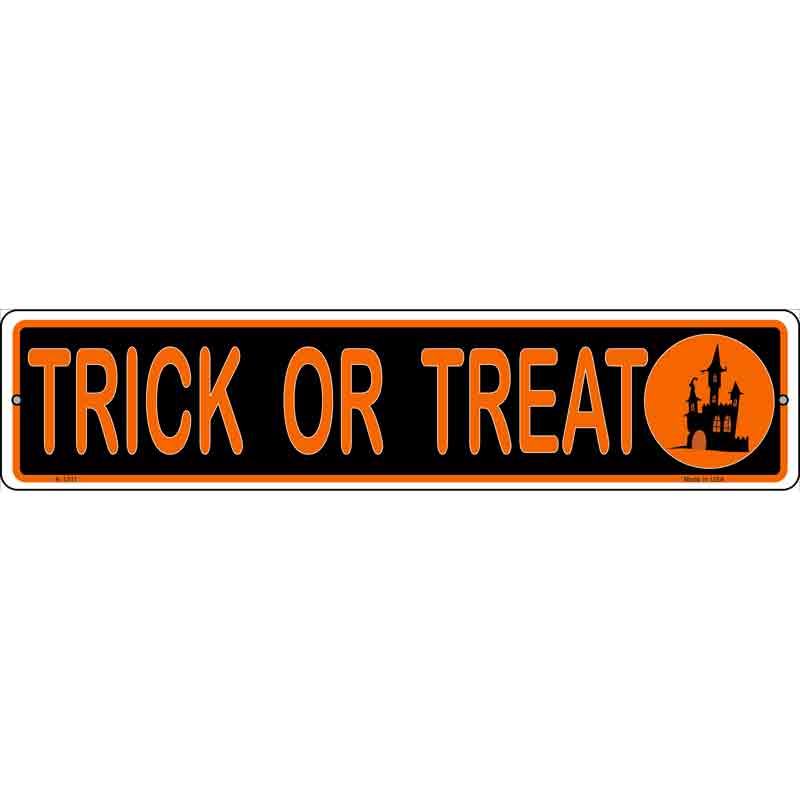 Trick Or Treat Wholesale Novelty Small Metal Street Sign