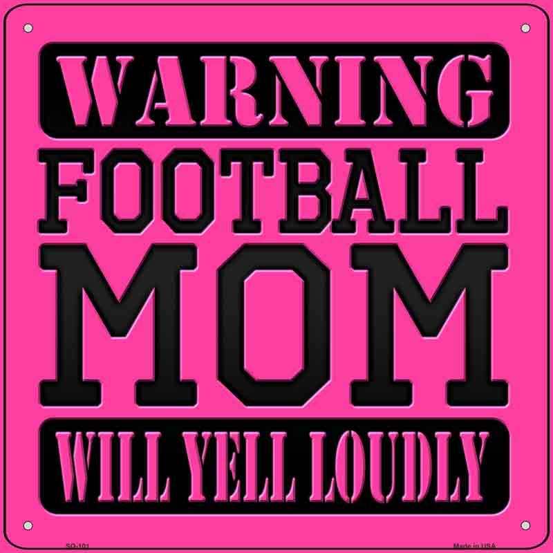 FOOTBALL Mom Wholesale Novelty Metal Square Sign