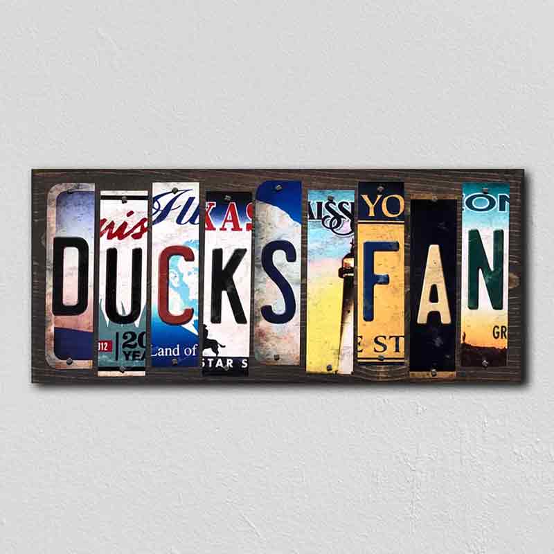 Ducks Fan Wholesale Novelty License Plate Strips Wood Sign