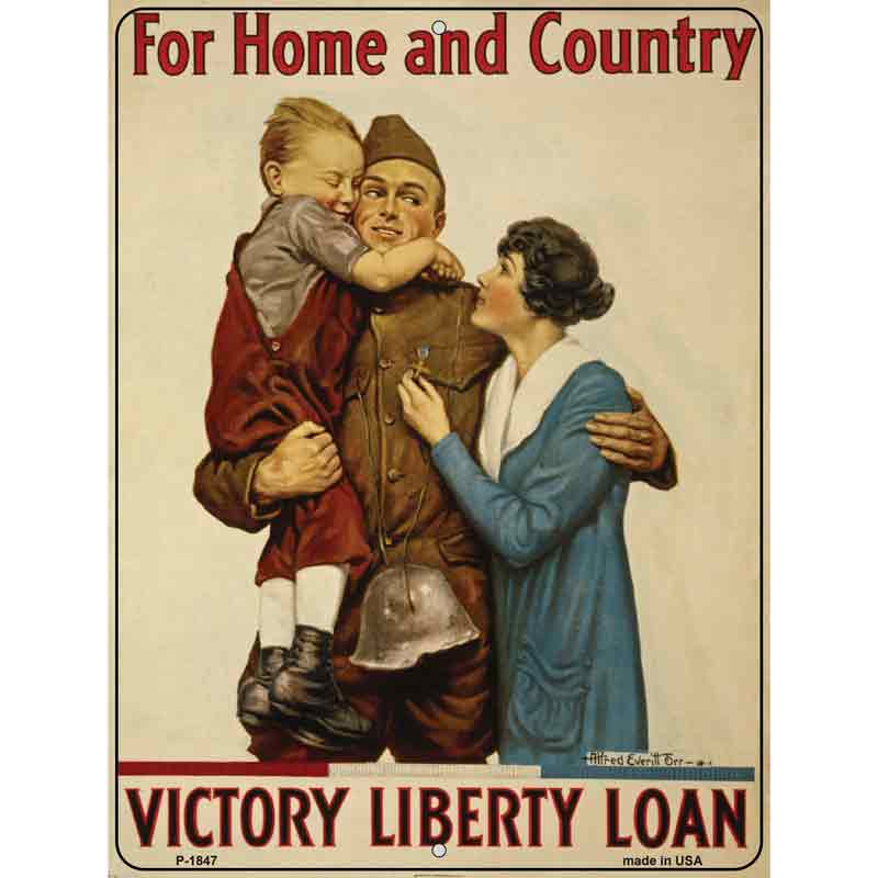Victory Liberty Loan VINTAGE Poster Wholesale Parking Sign