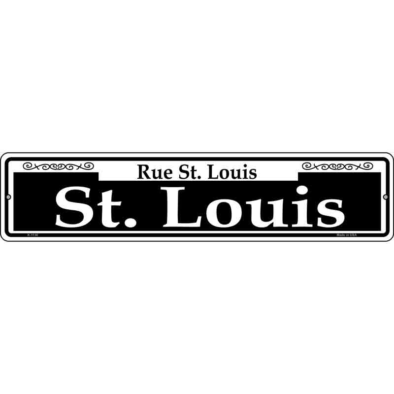 St. Louis Wholesale Novelty Small Metal Street Sign