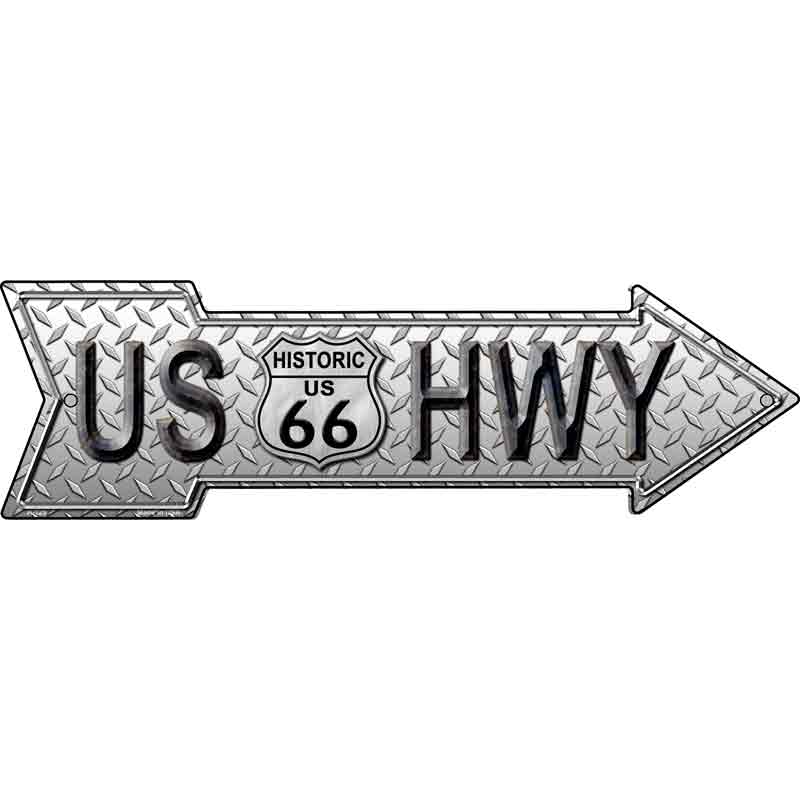 DIAMOND US Highway Wholesale Novelty Metal Arrow Sign