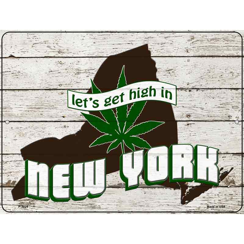 Get High In NEW York Wholesale Novelty Metal Parking Sign