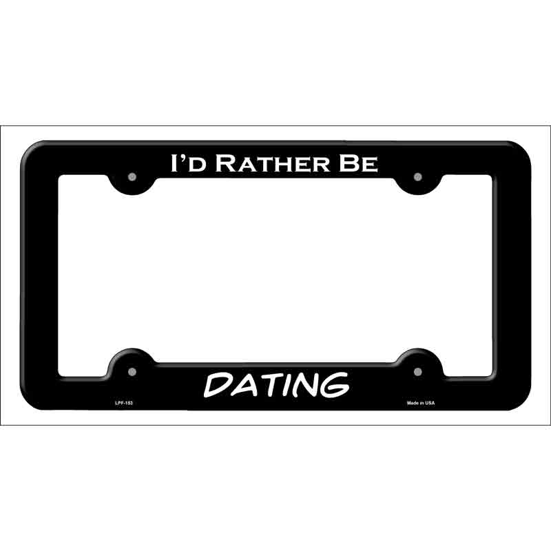 Dating Wholesale Novelty Metal License Plate FRAME