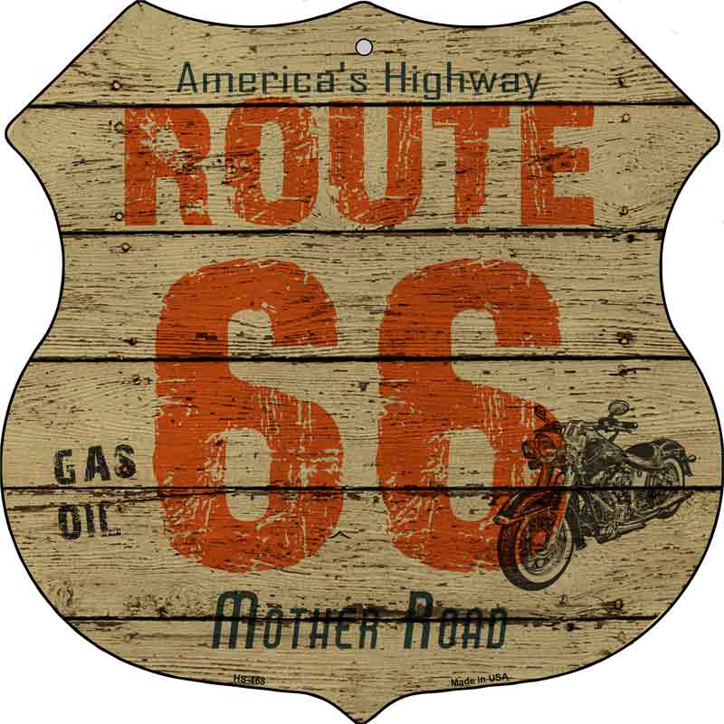 Route 66 VINTAGE Highway Shield Wholesale Metal Sign