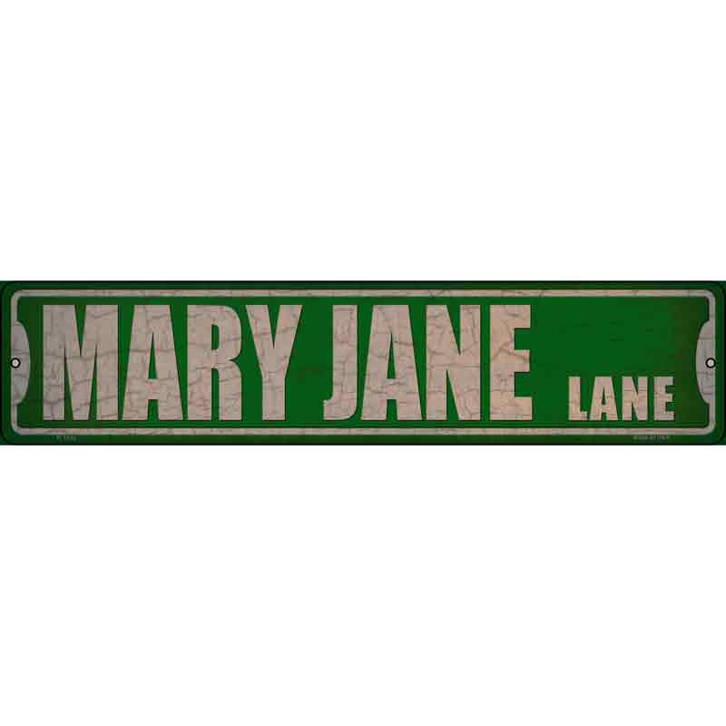 Mary Jane Lane Wholesale Novelty Small Metal Street Sign