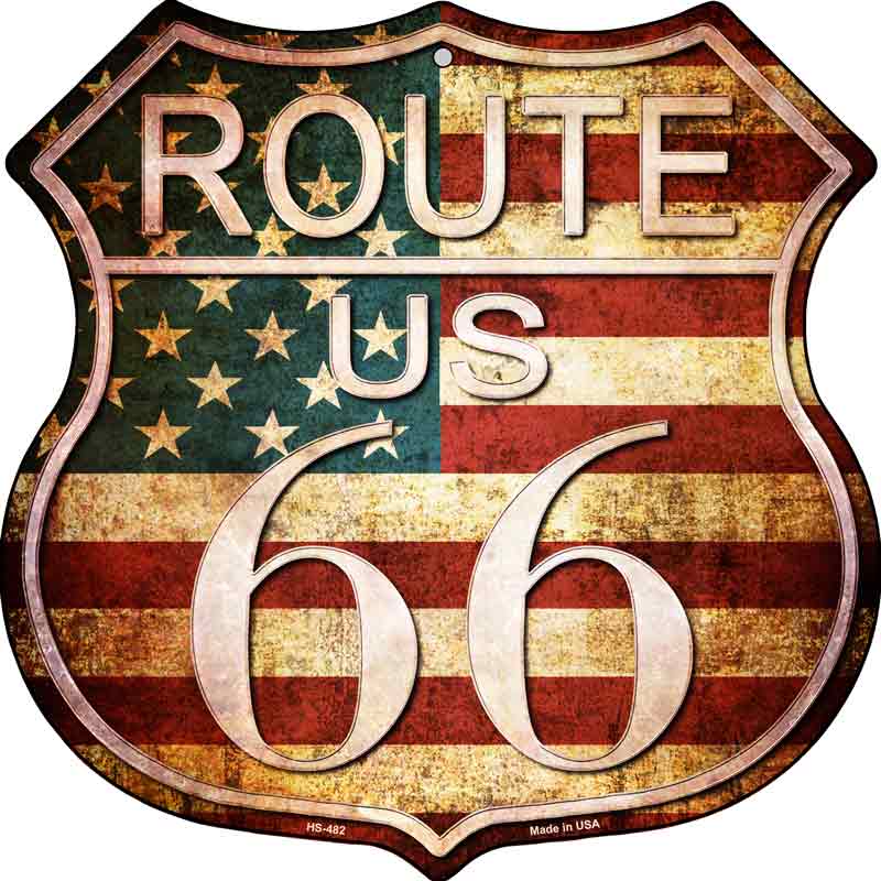 Route 66 American VINTAGE Wholesale Metal Novelty Highway Shield