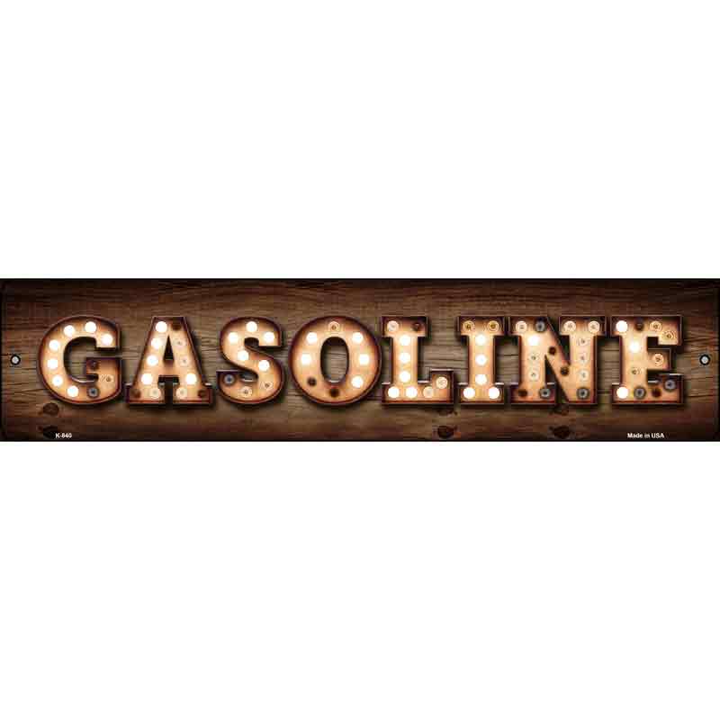 Gasoline Bulb Lettering Wholesale Small Street SIGN