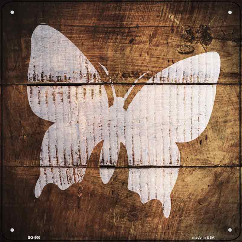 Butterfly Painted Stencil Wholesale Novelty Square SIGN