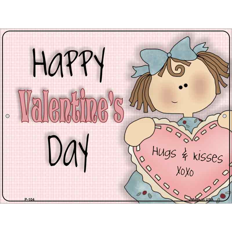 Happy VALENTINEs Day Wholesale Metal Novelty Parking Sign