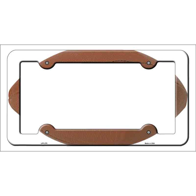 FOOTBALL Threads Wholesale Novelty Metal License Plate Frame