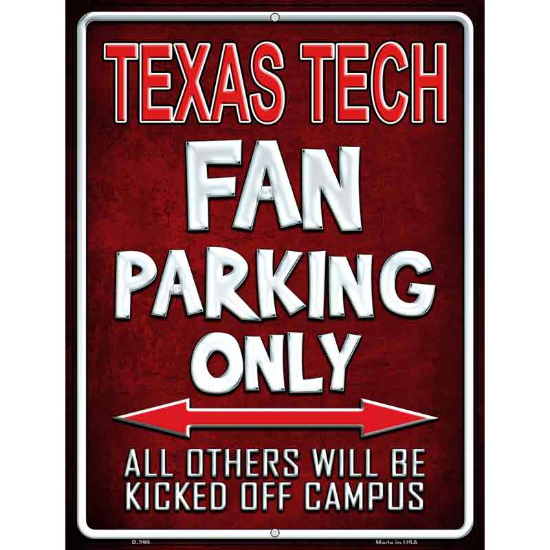 Texas Tech Wholesale Metal Novelty Parking SIGN