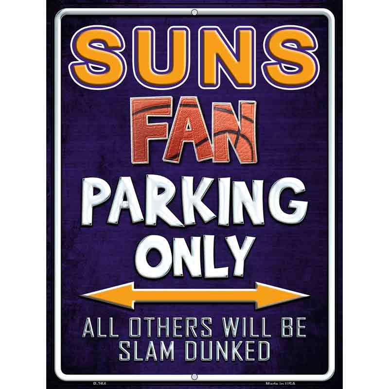 Suns Wholesale Metal Novelty Parking Sign