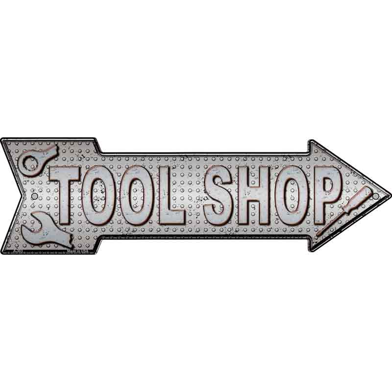 Tool Shop Wholesale Novelty Metal Arrow Sign