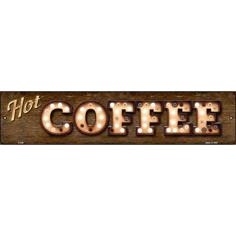 Hot COFFEE Bulb Lettering Wholesale Small Street Sign