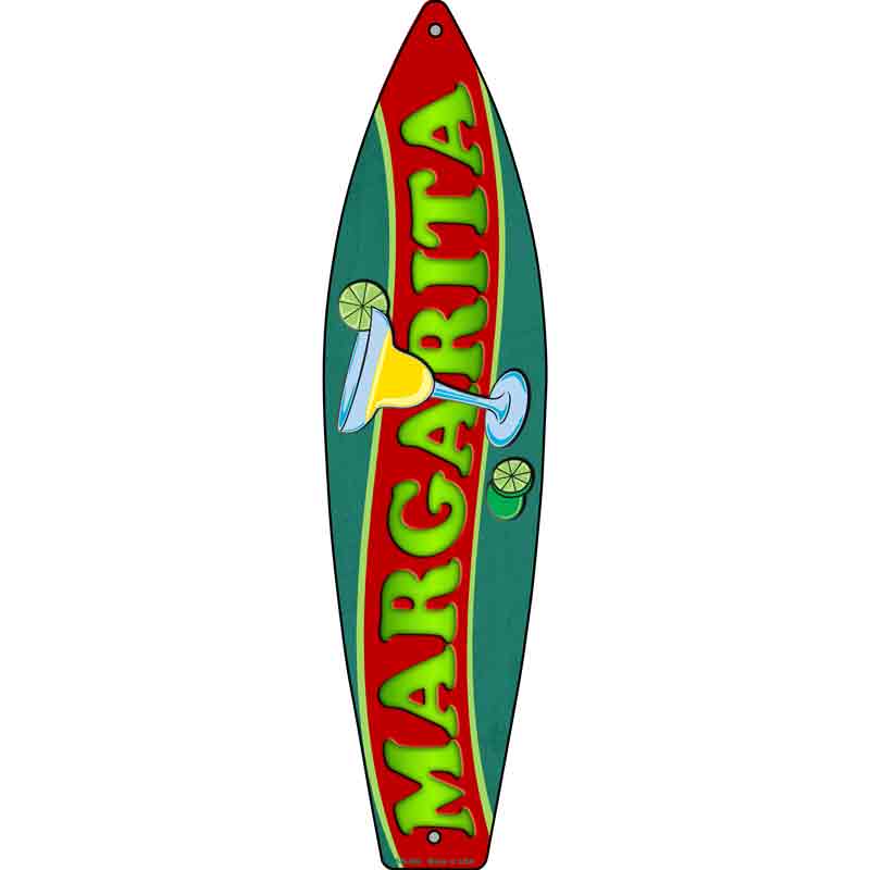 Margarita Wholesale Metal Novelty Surfboard SIGN