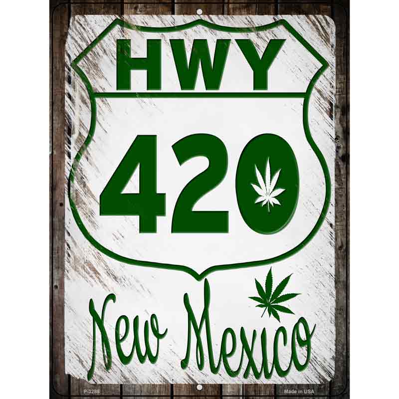 HWY 420 NEW Mexico Wholesale Novelty Metal Parking Sign