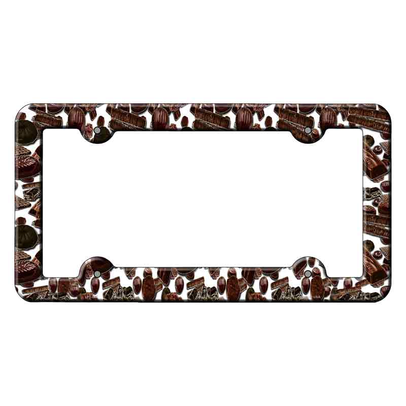 Chocolate Bars Wholesale Novelty Metal License Plate FRAME