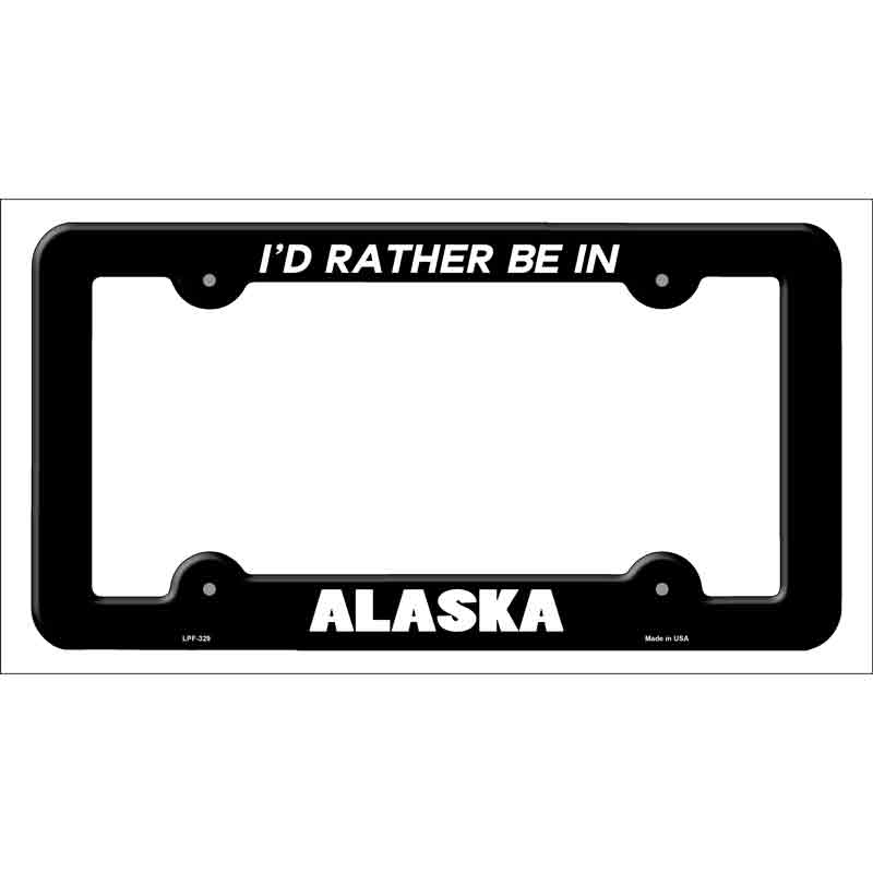 Be In Alaska Wholesale Novelty Metal LICENSE PLATE Frame