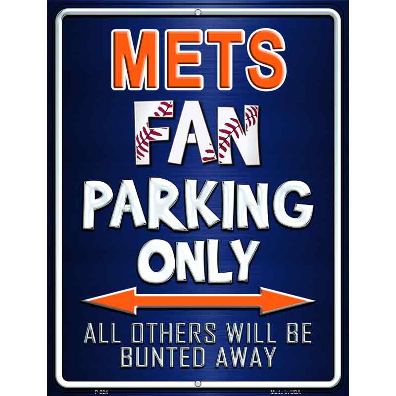 Mets Wholesale Metal Novelty Parking Sign