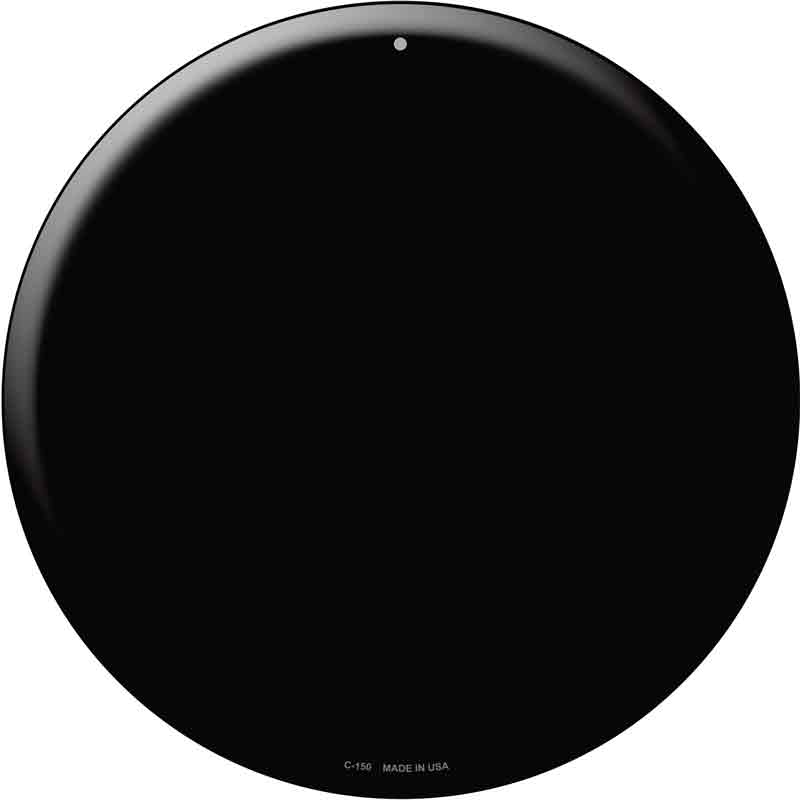 Black Wholesale Novelty Metal Circular SIGN