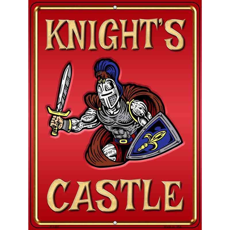 Knights Castle Wholesale Metal Novelty Parking SIGN