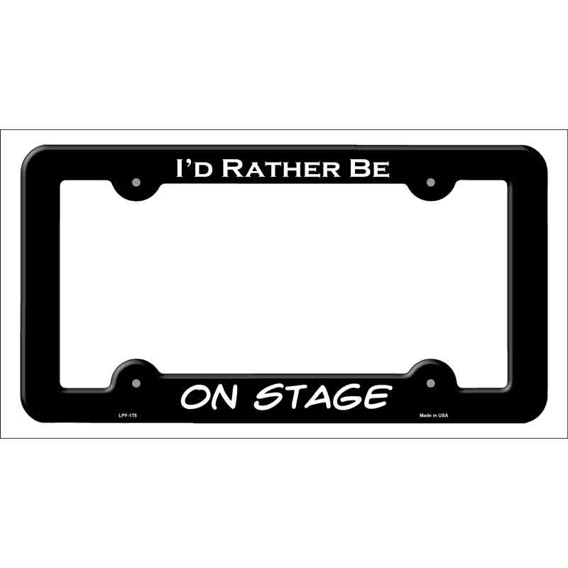 On Stage Wholesale Novelty Metal License Plate FRAME