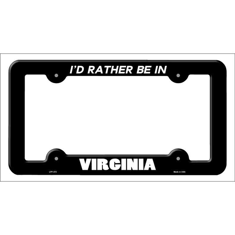 Be In Virginia Wholesale Novelty Metal License Plate FRAME