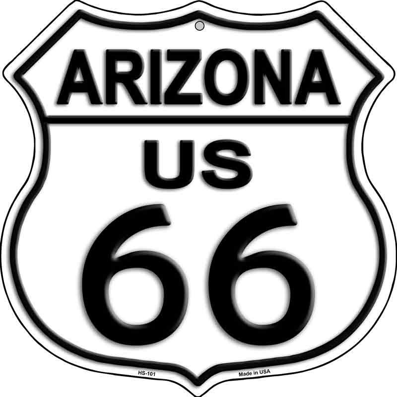Arizona Route 66 Highway Shield Wholesale Metal SIGN