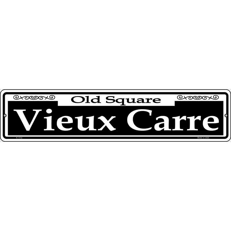 Vieux Carre Wholesale Novelty Small Metal Street Sign