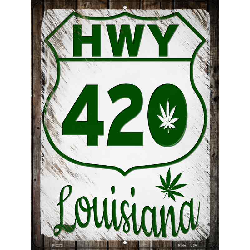 HWY 420 Louisiana Wholesale Novelty Metal Parking SIGN