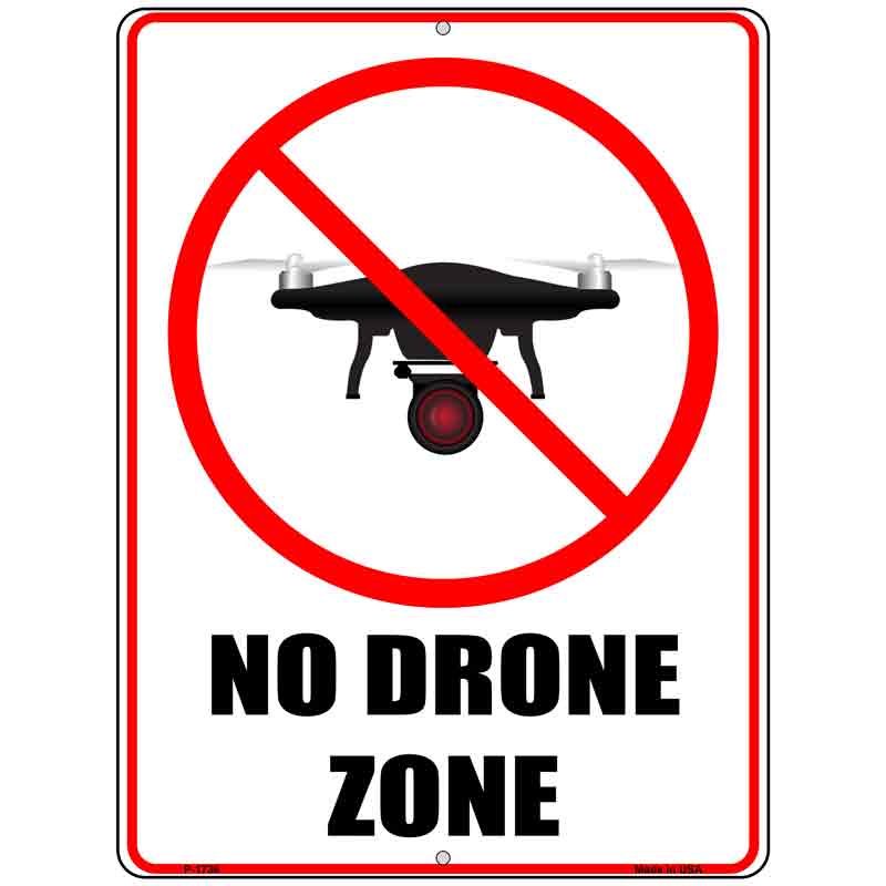 No Drone Zone Wholesale Novelty Parking SIGN