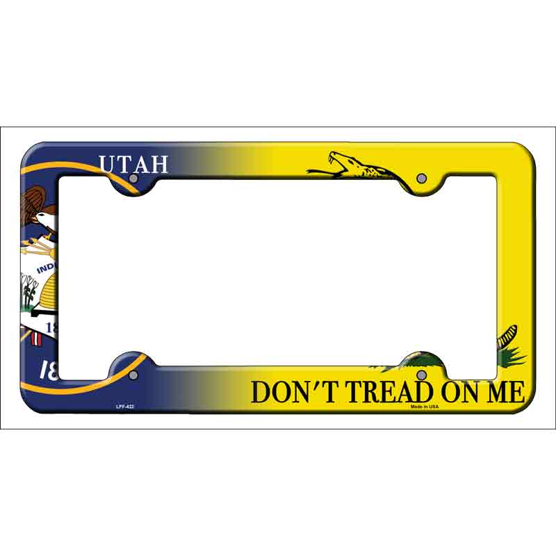 Utah|Dont Tread Wholesale Novelty Metal License Plate FRAME