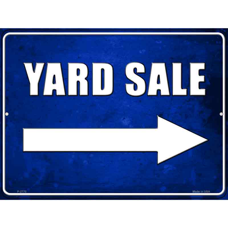 Yard Sale Right Wholesale Novelty Metal Parking SIGN