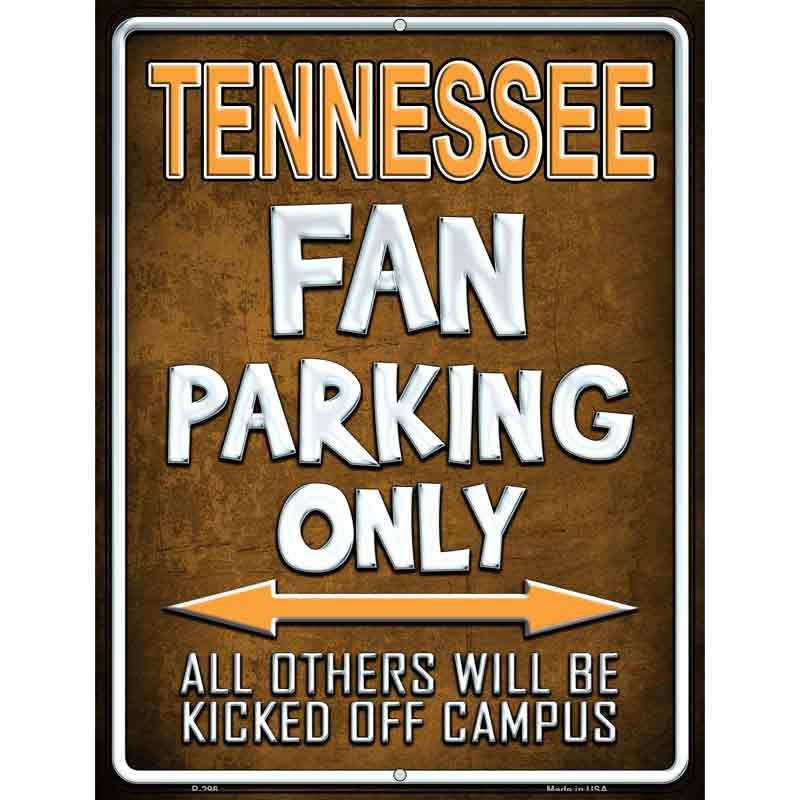 Tennessee Wholesale Metal Novelty Parking SIGN
