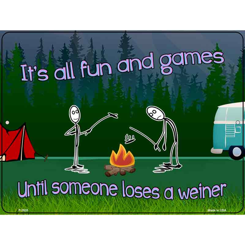 All Fun and GAMEs Wholesale Novelty Metal Parking Sign