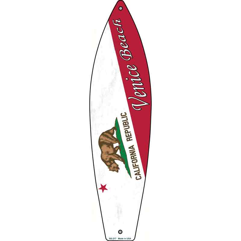 Venice Beach California Wholesale Novelty Metal Surfboard Sign