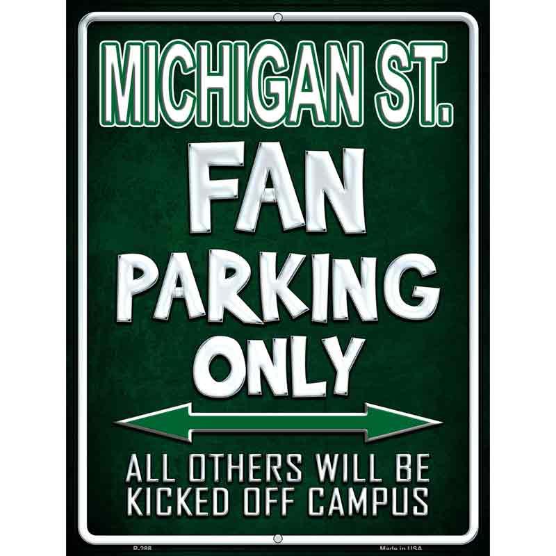 Michigan State Wholesale Metal Novelty Parking SIGN